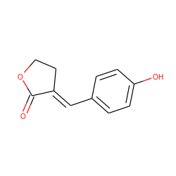 O=C1OCC/C1=C\c1ccc(O)cc1 ZINC000012341271