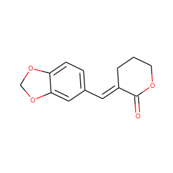 O=C1OCCC/C1=C\c1ccc2c(c1)OCO2 ZINC000004974756