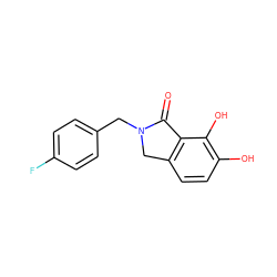 O=C1c2c(ccc(O)c2O)CN1Cc1ccc(F)cc1 ZINC000028967068