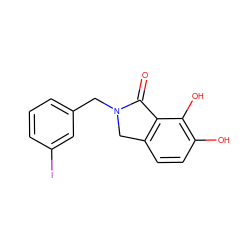 O=C1c2c(ccc(O)c2O)CN1Cc1cccc(I)c1 ZINC000042922607