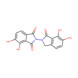 O=C1c2c(ccc(O)c2O)CN1N1C(=O)c2ccc(O)c(O)c2C1=O ZINC000028967013