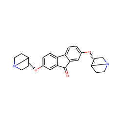 O=C1c2cc(O[C@@H]3CN4CCC3CC4)ccc2-c2ccc(O[C@@H]3CN4CCC3CC4)cc21 ZINC000082157327