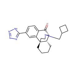 O=C1c2ccc(-c3nnn[nH]3)cc2[C@@]23CCCC[C@H]2[C@@H]1N(CC1CCC1)CC3 ZINC000013532310