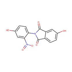 O=C1c2ccc(O)cc2C(=O)N1c1ccc(O)cc1[N+](=O)[O-] ZINC000028818125