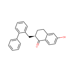 O=C1c2ccc(O)cc2CC[C@@H]1Cc1ccccc1-c1ccccc1 ZINC000013675284