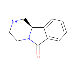 O=C1c2ccccc2[C@@H]2CNCCN12 ZINC000036270498