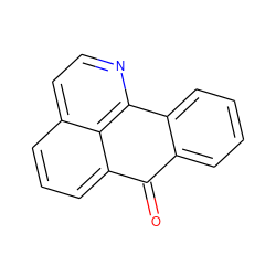 O=C1c2ccccc2-c2nccc3cccc1c23 ZINC000039408247