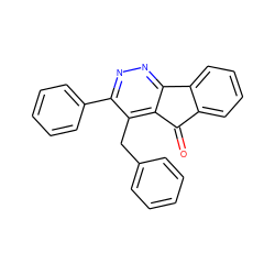 O=C1c2ccccc2-c2nnc(-c3ccccc3)c(Cc3ccccc3)c21 ZINC000013743542