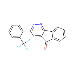 O=C1c2ccccc2-c2nnc(-c3ccccc3C(F)(F)F)cc21 ZINC000027216501