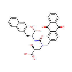 O=C1c2ccccc2C(=O)c2cc(CN(C[C@H](O)C(=O)O)C(=O)N[C@@H](Cc3ccc4ccccc4c3)C(=O)O)ccc21 ZINC000029127639