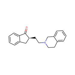 O=C1c2ccccc2C[C@@H]1CCN1CCc2ccccc2C1 ZINC001772630018