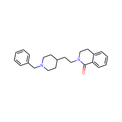 O=C1c2ccccc2CCN1CCC1CCN(Cc2ccccc2)CC1 ZINC000003814230