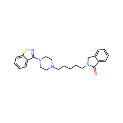 O=C1c2ccccc2CN1CCCCCN1CCN(c2nsc3ccccc23)CC1 ZINC000013745260