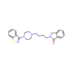 O=C1c2ccccc2CN1CCCCN1CCN(c2nsc3ccccc23)CC1 ZINC000001537574