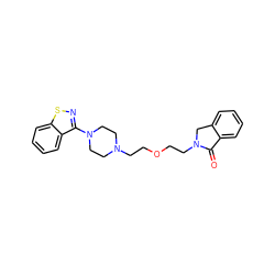 O=C1c2ccccc2CN1CCOCCN1CCN(c2nsc3ccccc23)CC1 ZINC000012356360