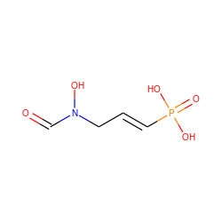 O=CN(O)C/C=C/P(=O)(O)O ZINC000031490493