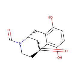 O=CN1CC[C@]23CC(=O)CC[C@H]2[C@H]1Cc1c(O)ccc(O)c13 ZINC000064417143