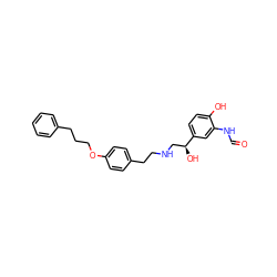 O=CNc1cc([C@@H](O)CNCCc2ccc(OCCCc3ccccc3)cc2)ccc1O ZINC000028382886