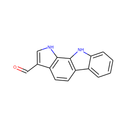 O=Cc1c[nH]c2c1ccc1c3ccccc3[nH]c12 ZINC000044712566