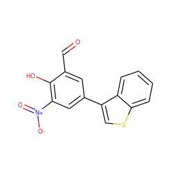 O=Cc1cc(-c2csc3ccccc23)cc([N+](=O)[O-])c1O ZINC000169699610