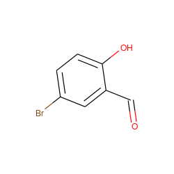 O=Cc1cc(Br)ccc1O ZINC000000151784