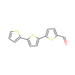 O=Cc1ccc(-c2ccc(-c3cccs3)s2)s1 ZINC000000009880