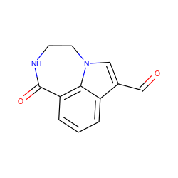 O=Cc1cn2c3c(cccc13)C(=O)NCC2 ZINC000003832178