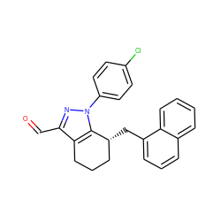 O=Cc1nn(-c2ccc(Cl)cc2)c2c1CCC[C@H]2Cc1cccc2ccccc12 ZINC000026575079