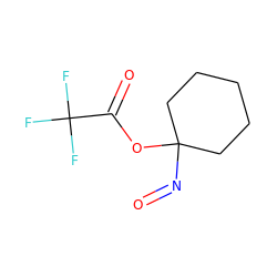 O=NC1(OC(=O)C(F)(F)F)CCCCC1 ZINC000066103770