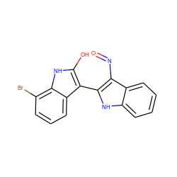 O=Nc1c(-c2c(O)[nH]c3c(Br)cccc23)[nH]c2ccccc12 ZINC000101094032