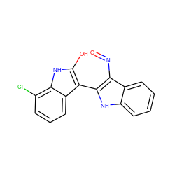 O=Nc1c(-c2c(O)[nH]c3c(Cl)cccc23)[nH]c2ccccc12 ZINC000028710546