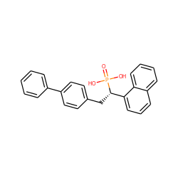 O=P(O)(O)[C@@H](Cc1ccc(-c2ccccc2)cc1)c1cccc2ccccc12 ZINC000029482111