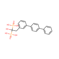 O=P(O)(O)C(O)(Cc1cccc(-c2ccc(-c3ccccc3)cc2)c1)P(=O)(O)O ZINC000016051960