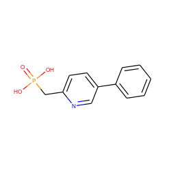 O=P(O)(O)Cc1ccc(-c2ccccc2)cn1 ZINC000064744221