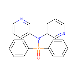 O=P(c1ccccc1)(c1ccccc1)N(c1cccnc1)c1cccnc1 ZINC000095595876