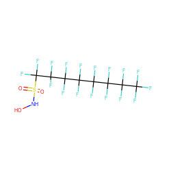 O=S(=O)(NO)C(F)(F)C(F)(F)C(F)(F)C(F)(F)C(F)(F)C(F)(F)C(F)(F)C(F)(F)F ZINC000014947960