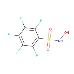 O=S(=O)(NO)c1c(F)c(F)c(F)c(F)c1F ZINC000010450364