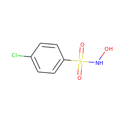 O=S(=O)(NO)c1ccc(Cl)cc1 ZINC000001607221