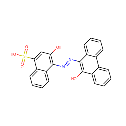 O=S(=O)(O)c1cc(O)c(/N=N/c2c(O)c3ccccc3c3ccccc23)c2ccccc12 ZINC000013864580