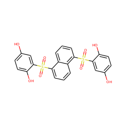 O=S(=O)(c1cc(O)ccc1O)c1cccc2c(S(=O)(=O)c3cc(O)ccc3O)cccc12 ZINC000015769700