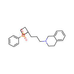 O=S(=O)(c1ccccc1)C1(CCCN2CCc3ccccc3C2)CCC1 ZINC000028571703