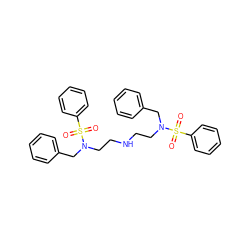 O=S(=O)(c1ccccc1)N(CCNCCN(Cc1ccccc1)S(=O)(=O)c1ccccc1)Cc1ccccc1 ZINC000049877721