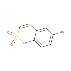 O=S1(=O)C=Cc2cc(Br)ccc2O1 ZINC000059331059