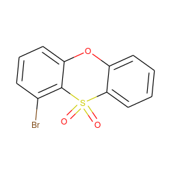 O=S1(=O)c2ccccc2Oc2cccc(Br)c21 ZINC000013779764