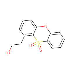 O=S1(=O)c2ccccc2Oc2cccc(CCO)c21 ZINC000000016264