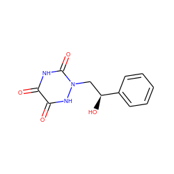 O=c1[nH]c(=O)n(C[C@H](O)c2ccccc2)[nH]c1=O ZINC000143741987