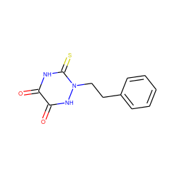 O=c1[nH]c(=S)n(CCc2ccccc2)[nH]c1=O ZINC000143677823