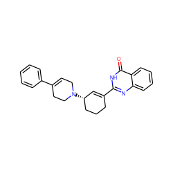 O=c1[nH]c(C2=C[C@@H](N3CC=C(c4ccccc4)CC3)CCC2)nc2ccccc12 ZINC000028954645