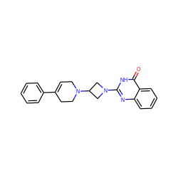 O=c1[nH]c(N2CC(N3CC=C(c4ccccc4)CC3)C2)nc2ccccc12 ZINC000028954663