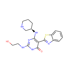 O=c1[nH]c(NCCO)nc(N[C@@H]2CCCNC2)c1-c1nc2ccccc2s1 ZINC001772621368